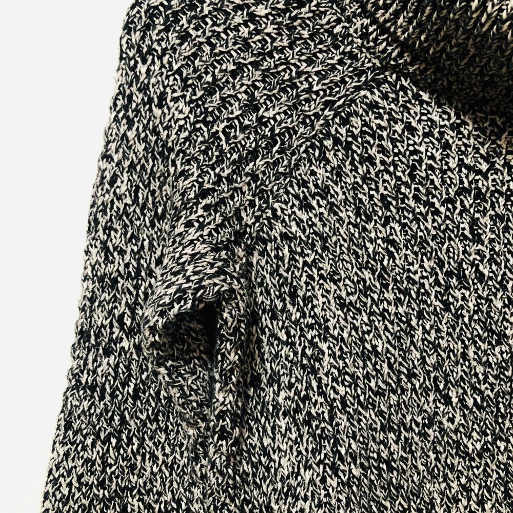 Bass Black & White Cowl Neck Knit Sweater Size XS - Picture 5 of 6